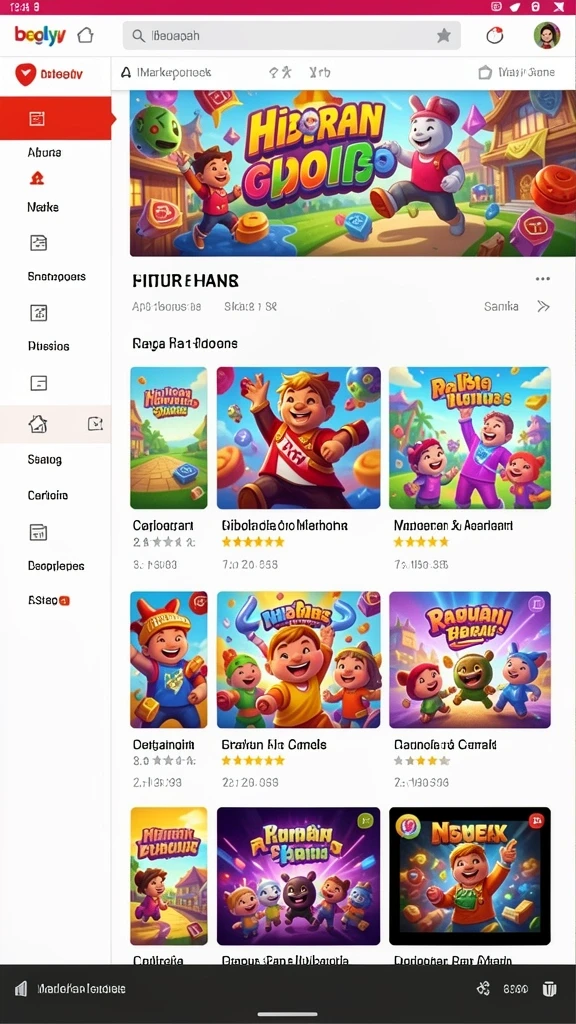 evip3 - Screenshot menampilkan antarmuka utama game yang interaktif.