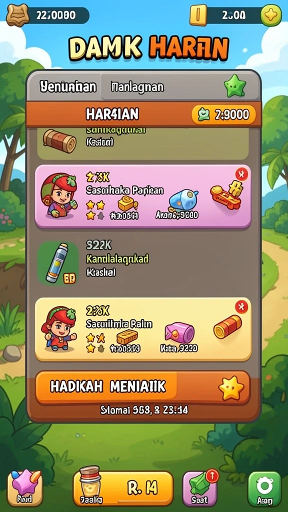 evip3 - Screenshot menunjukkan salah satu level menantang di EVIP3.