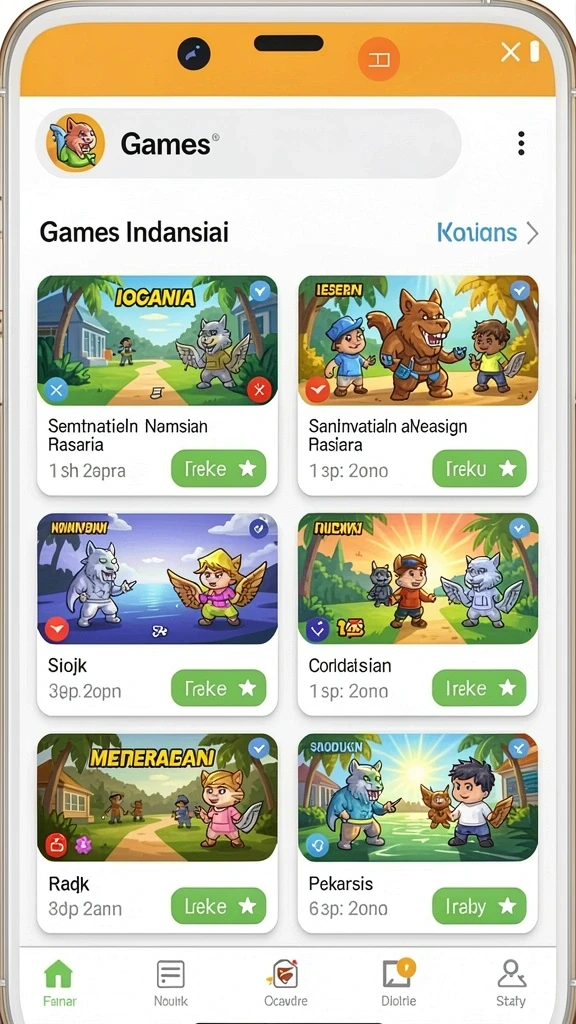 idn777 - Tampilan antarmuka yang bersih dan intuitif.
