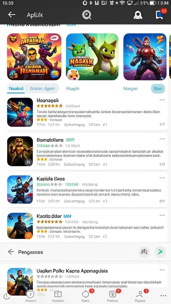 kg778 - Tampilan awal yang menarik dan intuitif.