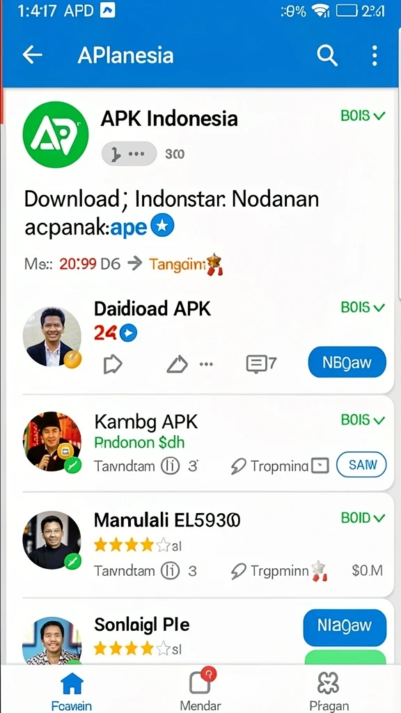 winidn - Fitur sosial yang menghubungkan pemain dengan teman.