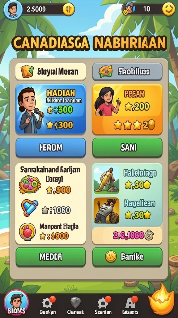 zortoto - Tampilan antarmuka pengguna yang menyenangkan.